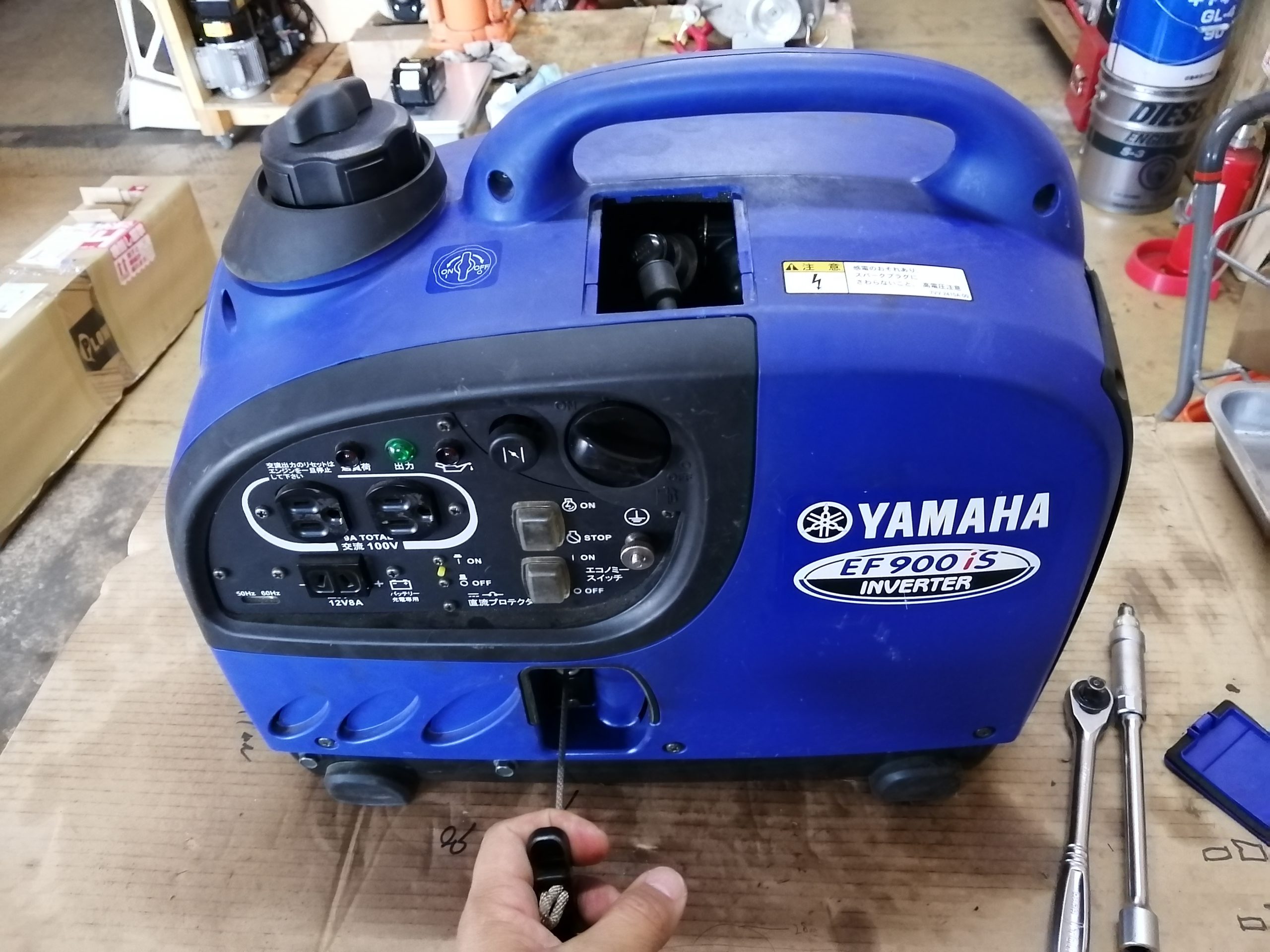 店舗の商品販売 ヤマハ発電機EF900iS 整備済み | paraco.ge