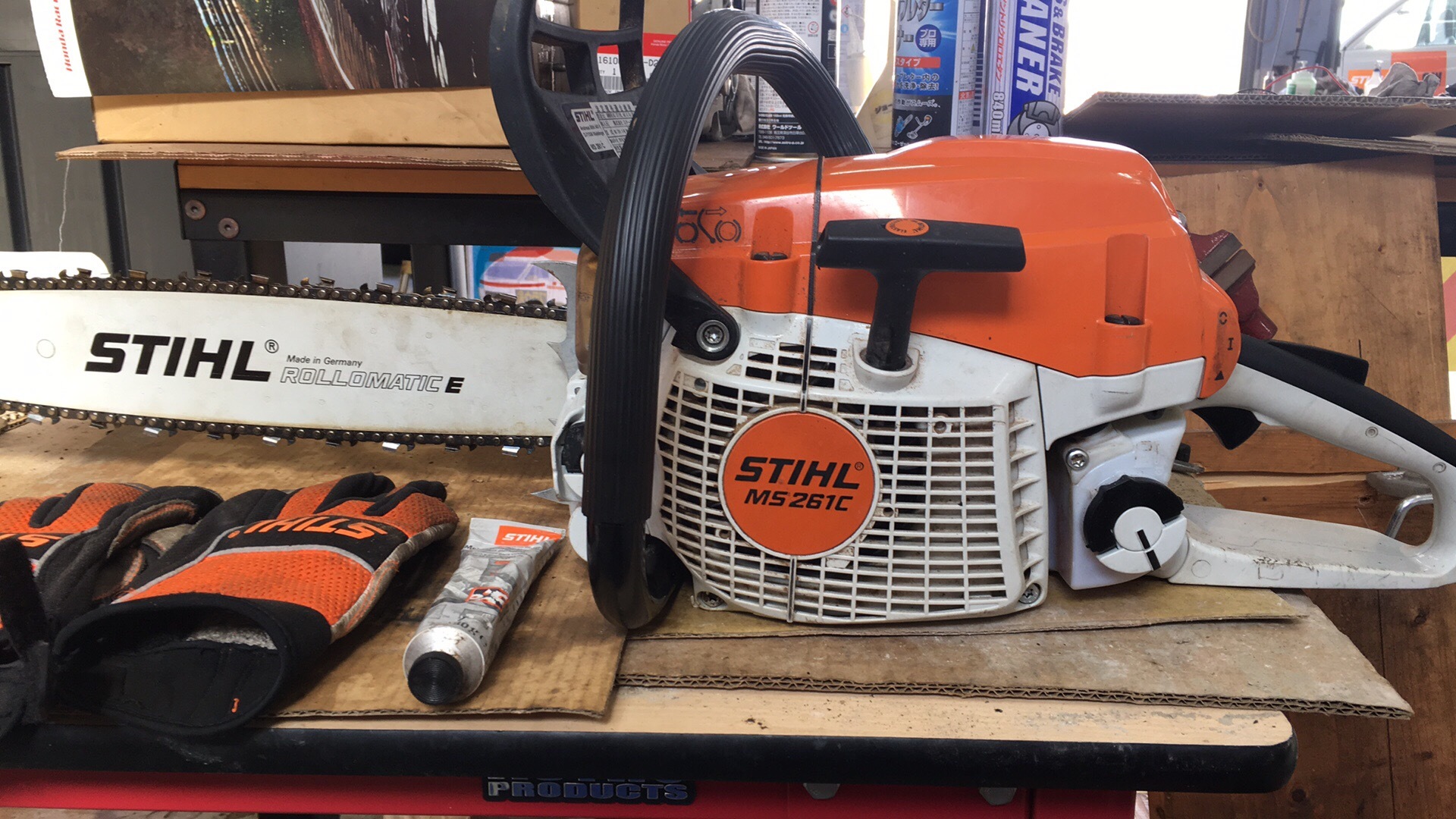 過去記事】STIHL MS261C-M VW 木の下敷きでクランクケース破損修理完了