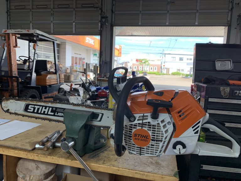 STIHL MS500i メンテナンス MDG1診断 ｜修理ブログ｜プラウ PLOW