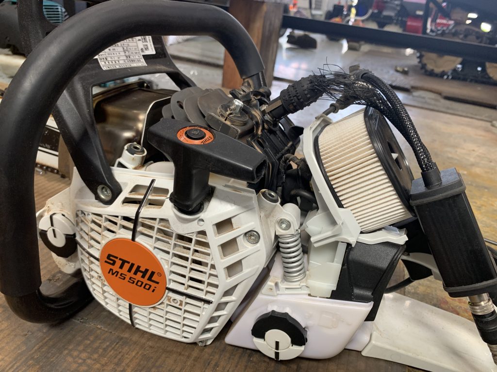 STIHL MS500i メンテナンス MDG1診断 ｜修理ブログ｜プラウ PLOW