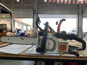 Stihl 011av スターターロープが伸びたまま戻らない 修理ブログ プラウ Plow