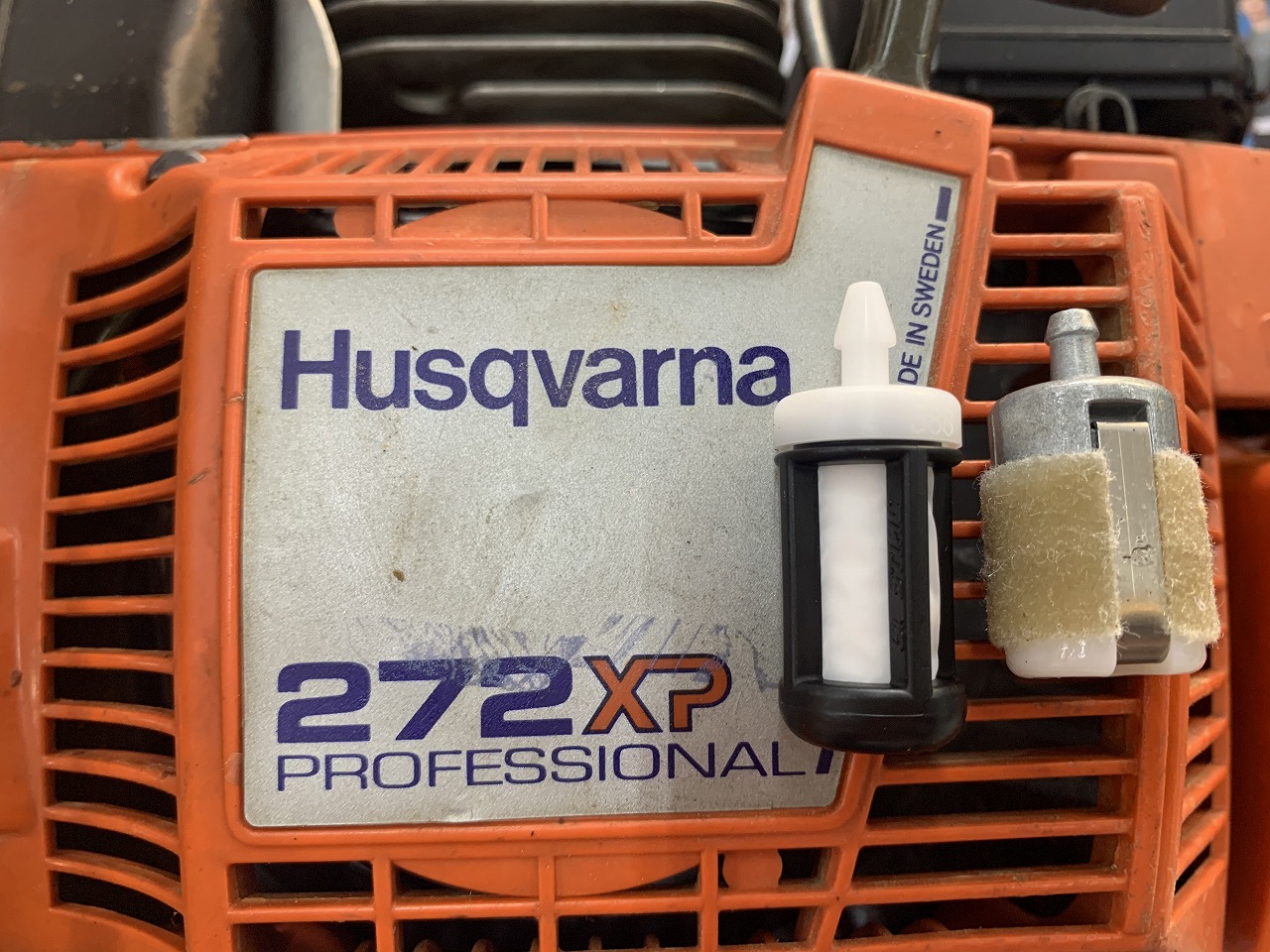 Husqvarna 272XP 機体清掃、修理完了 ｜修理ブログ｜プラウ PLOW