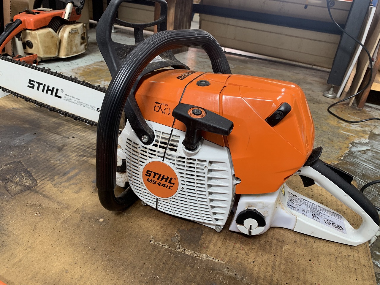 STIHL MS441C-MVW M-Tronic診断、較正 ｜修理ブログ｜プラウ PLOW
