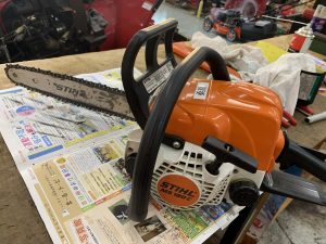 STIHL MS180C-BE チェンオイルが出ない修理完了 ｜修理ブログ｜プラウ PLOW