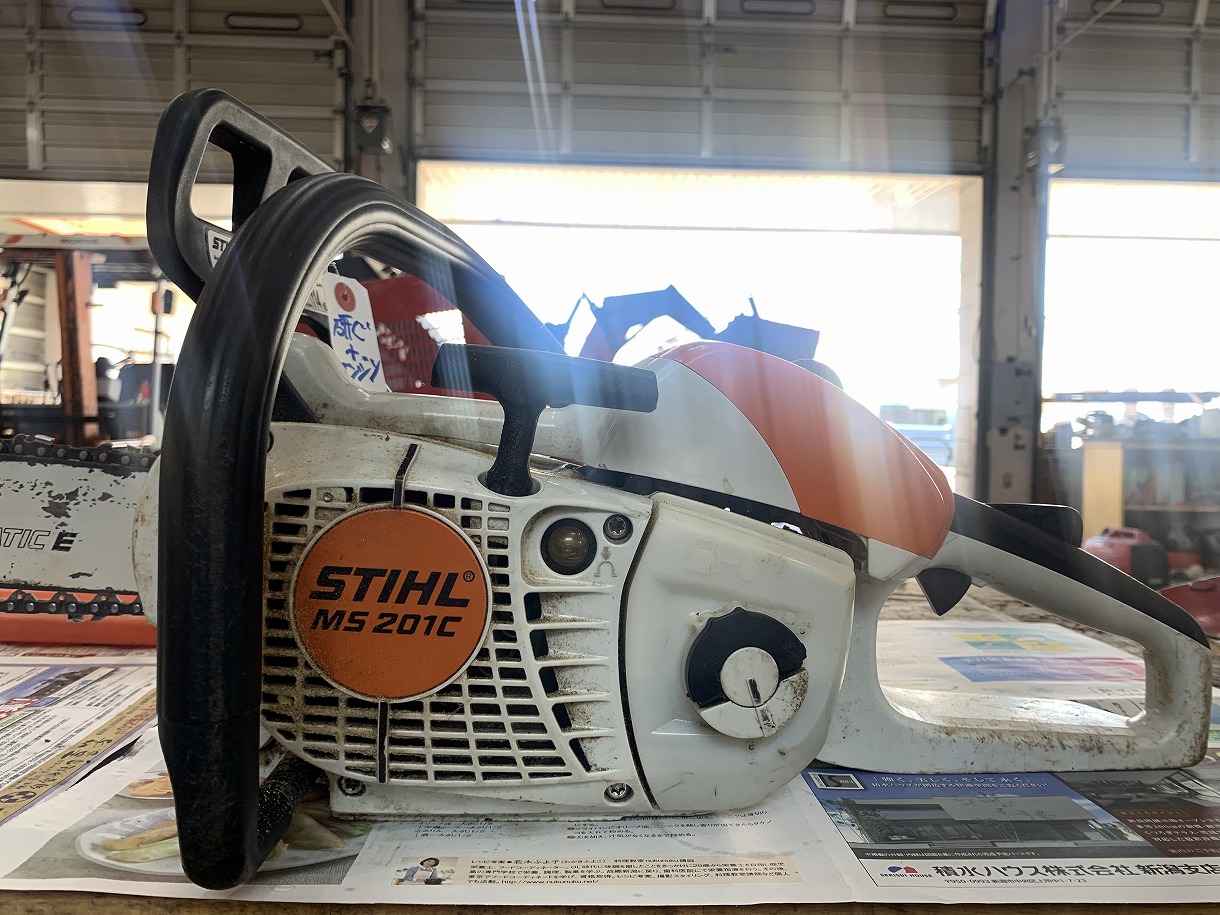 STIHL MS201C-M エンジンかかりにくい診断 ｜修理ブログ｜プラウ PLOW