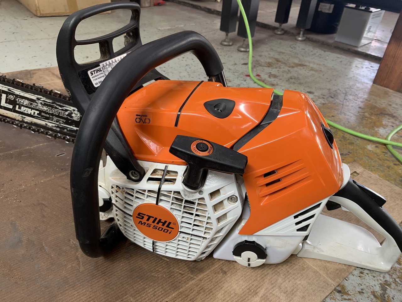 STIHL MS500i 再始動困難 故障診断 ｜修理ブログ｜プラウ PLOW