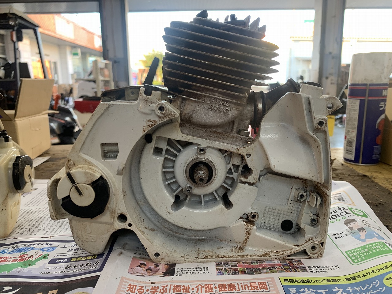 STIHL MS661C-M 分解 機体清掃 ｜修理ブログ｜プラウ PLOW