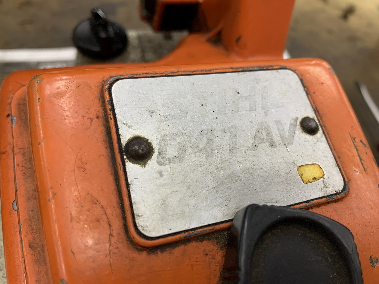 STIHL 041AV エンジンかからない、長野県から修理入庫しました
