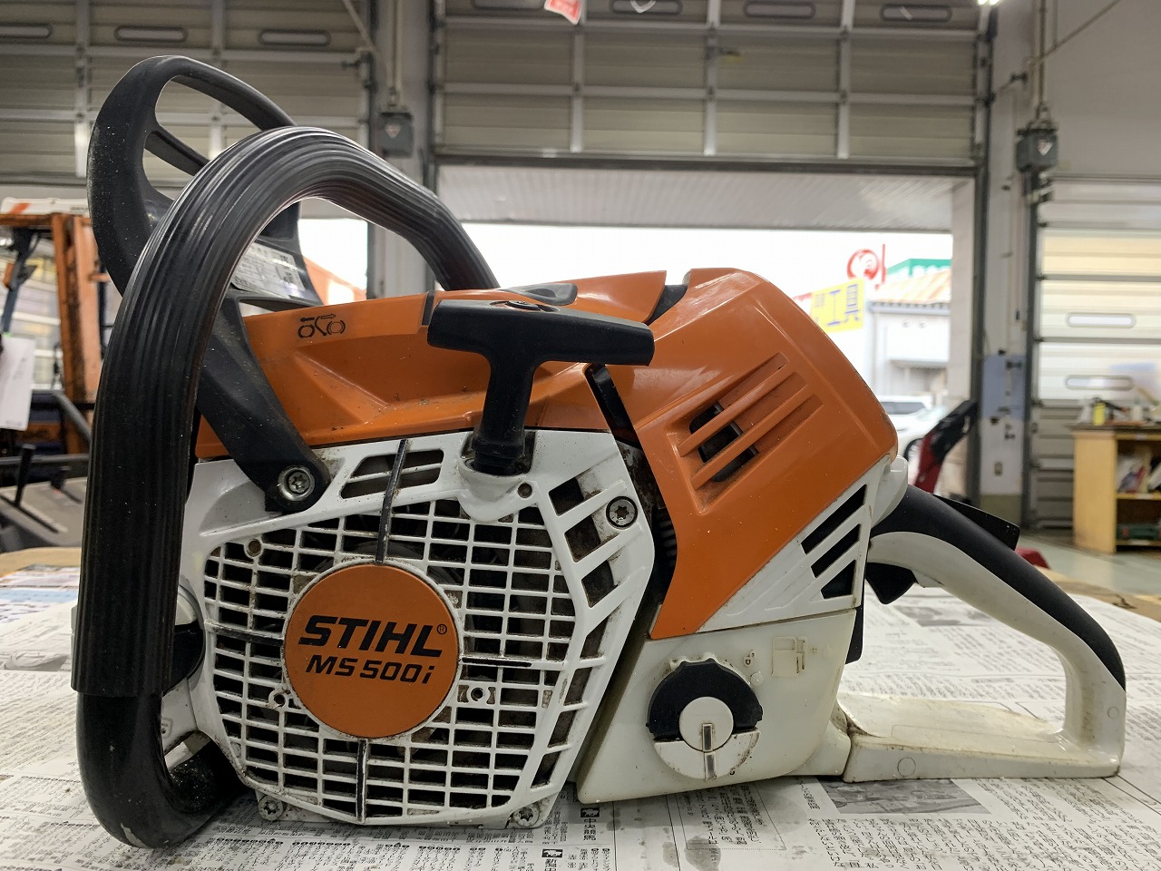 STIHL MS500i 作業中に突然エンジン停止して再始動不能、故障診断 ｜修理ブログ｜プラウ PLOW