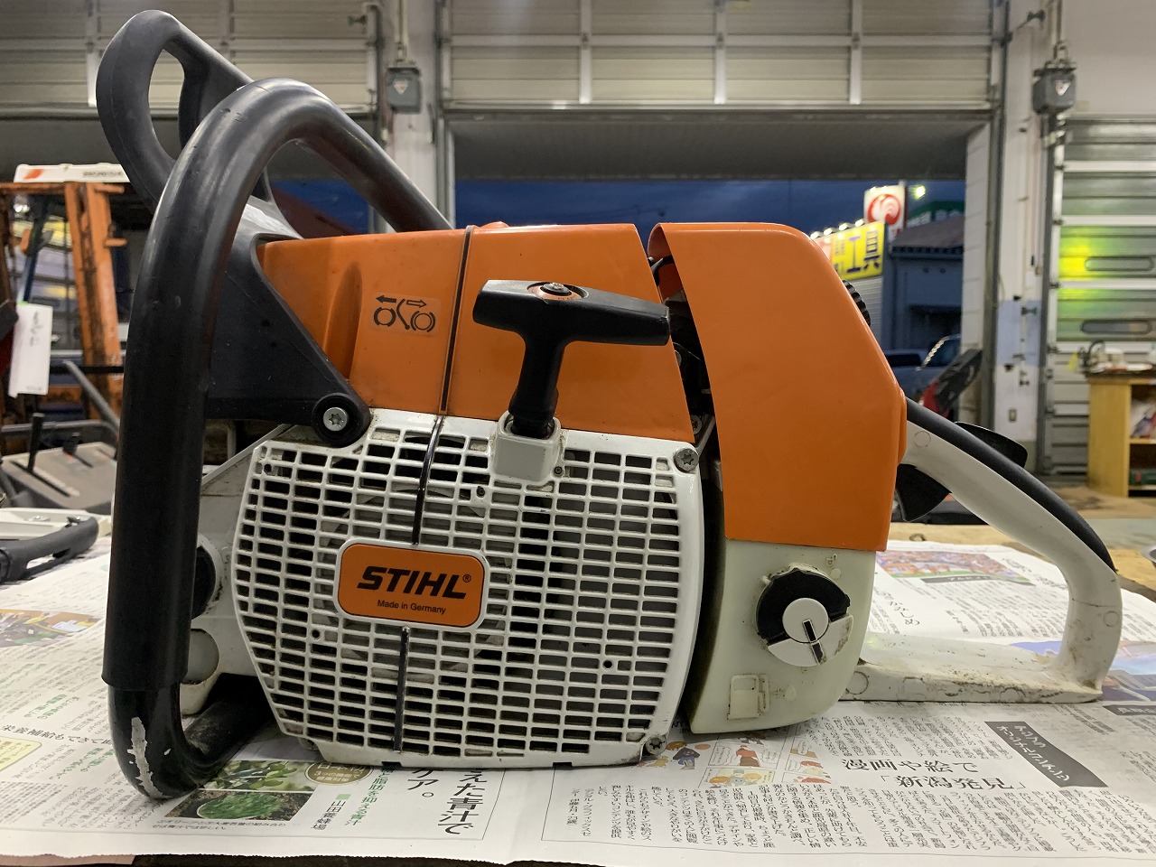 STIHL MS880 スターターが重くて引けない ｜修理ブログ｜プラウ PLOW