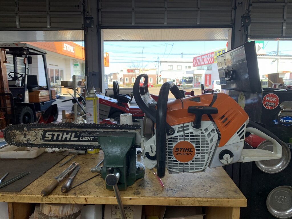 STIHL MS500i MDG1診断、較正完了 ｜修理ブログ｜プラウ PLOW