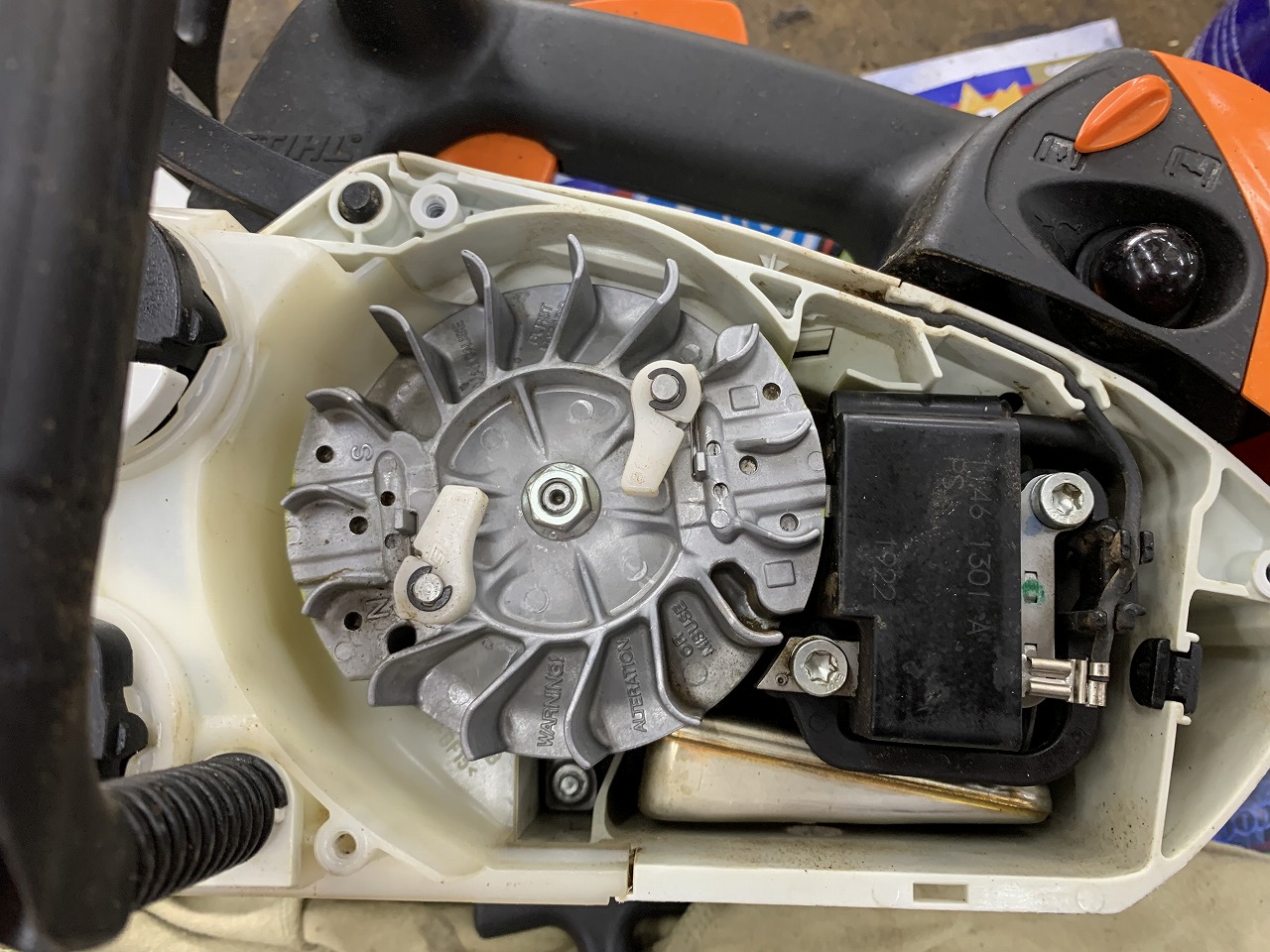 STIHL MS661CM， MS500i， MS261CM， MS151TCE， スターターロープ交換持込 ｜修理ブログ｜プラウ PLOW