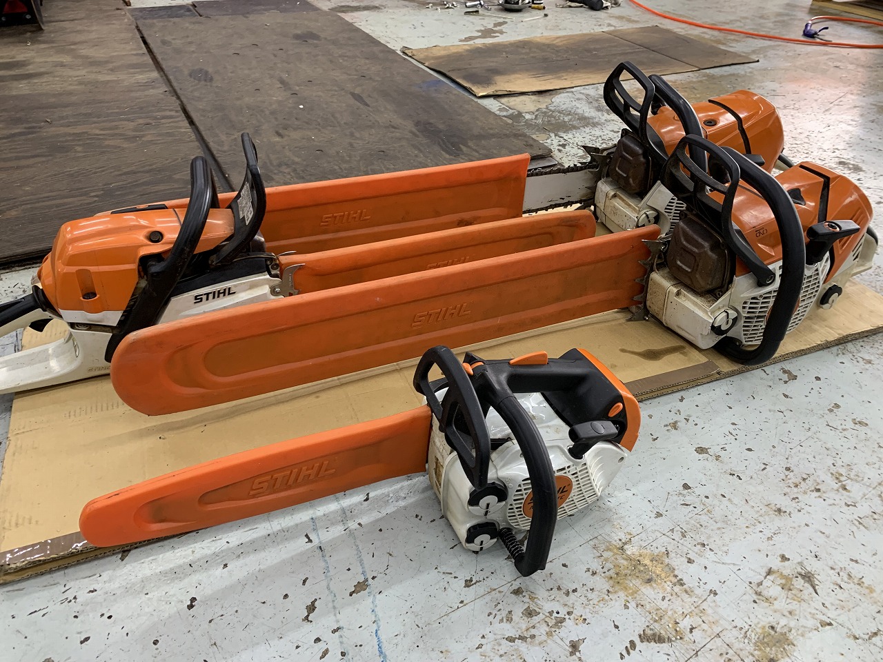 STIHL MS661C-M， MS500i， MS261C-M， MS151TC-E， スターターロープ交換持込 ｜修理ブログ｜プラウ PLOW