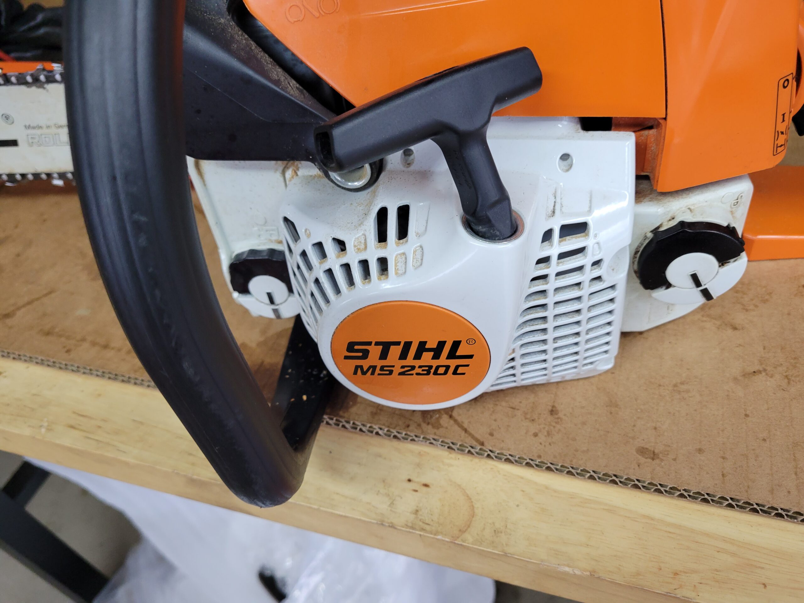 STIHL MS230C テンショナーギア ｜修理ブログ｜プラウ PLOW