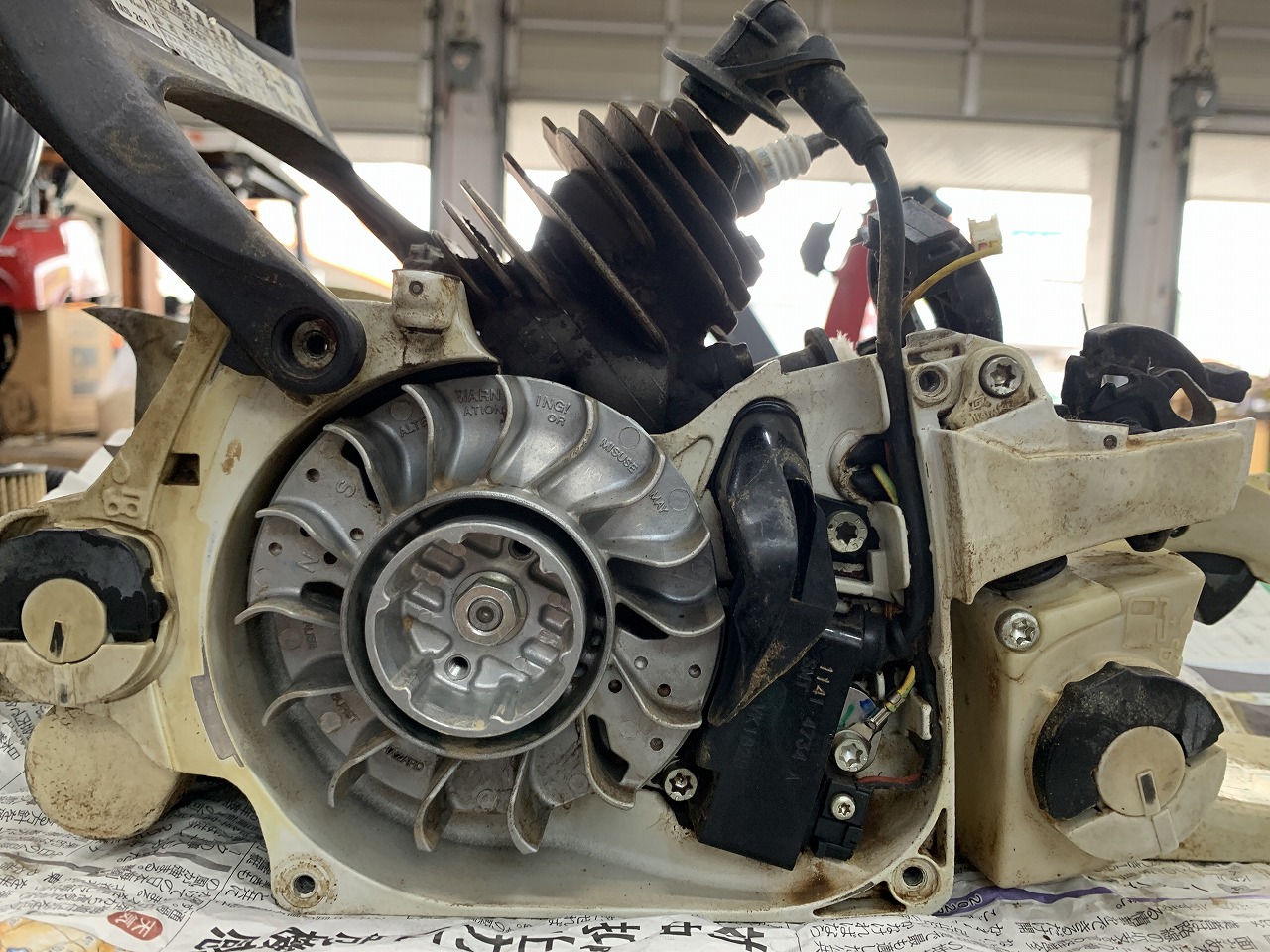 STIHL MS261C-M 修理受注、機体清掃 ｜修理ブログ｜プラウ PLOW