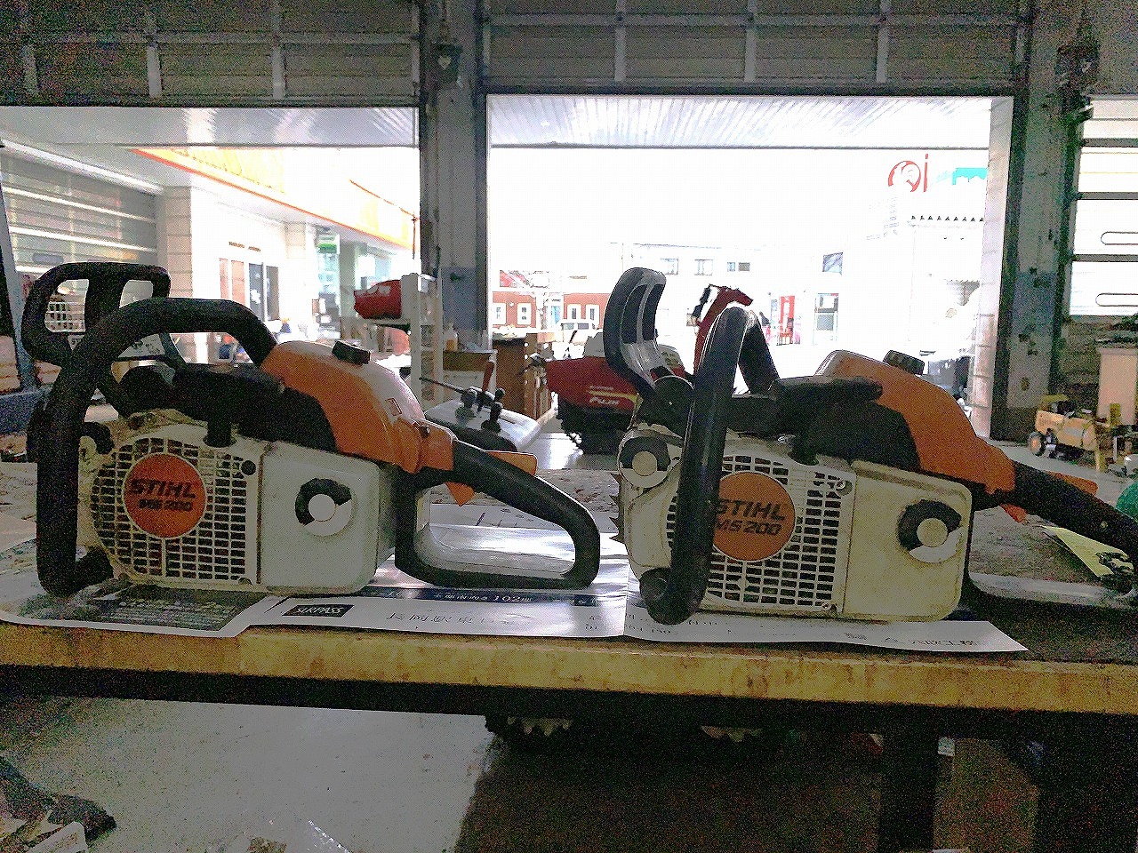 STIHL MS200 燃料漏れる。滋賀県から送られてきました。 ｜修理ブログ｜プラウ PLOW