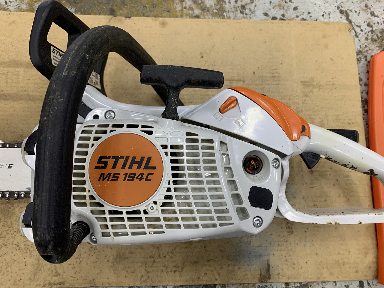 STIHL MS194C-E 白煙が出た。チェンオイルが出ない感じがする。診断 ｜修理ブログ｜プラウ PLOW