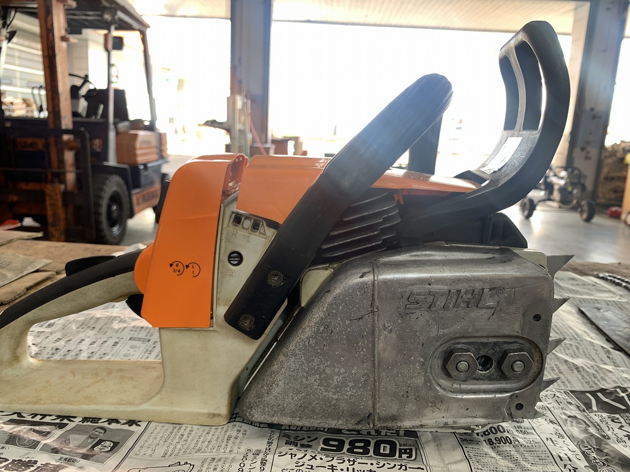 STIHL MS260 エンジンかかるけどパワーがない。茨城県から送られてきました。 ｜修理ブログ｜プラウ PLOW