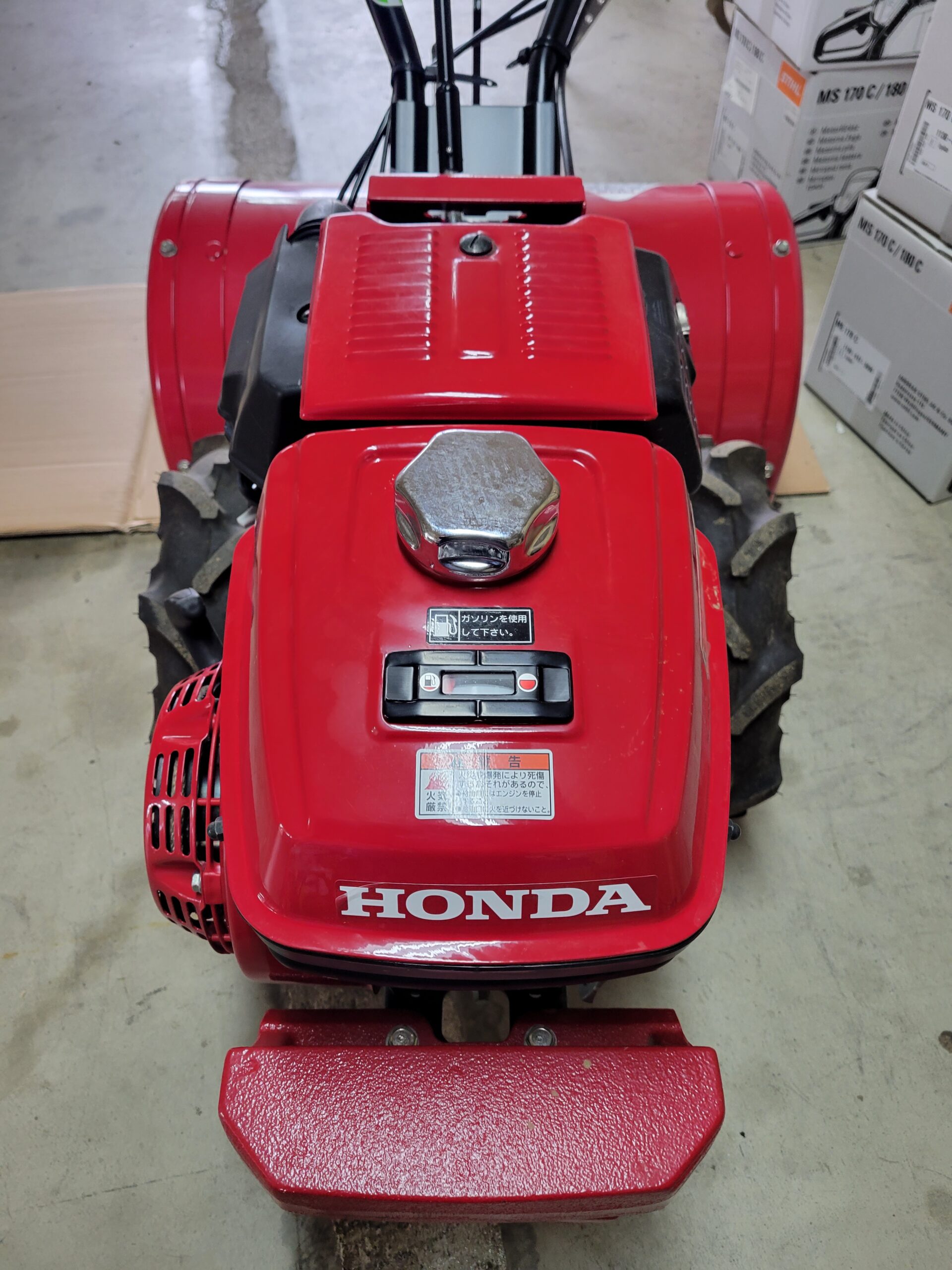 Honda Fu 655耕運機 赤