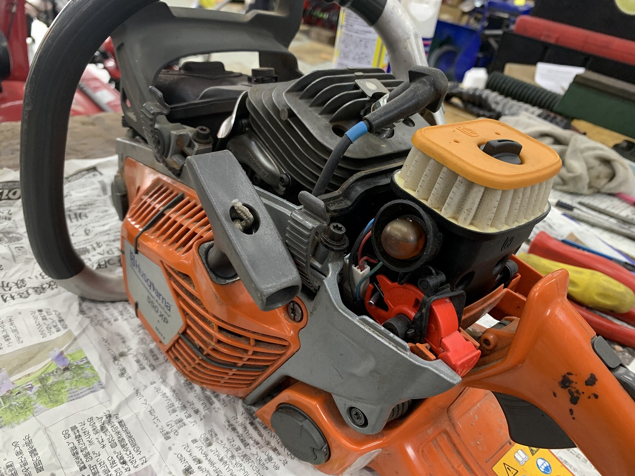 Husqvarna 550XP MarkⅡ キャブレター分解清掃、修理完了 ｜修理ブログ