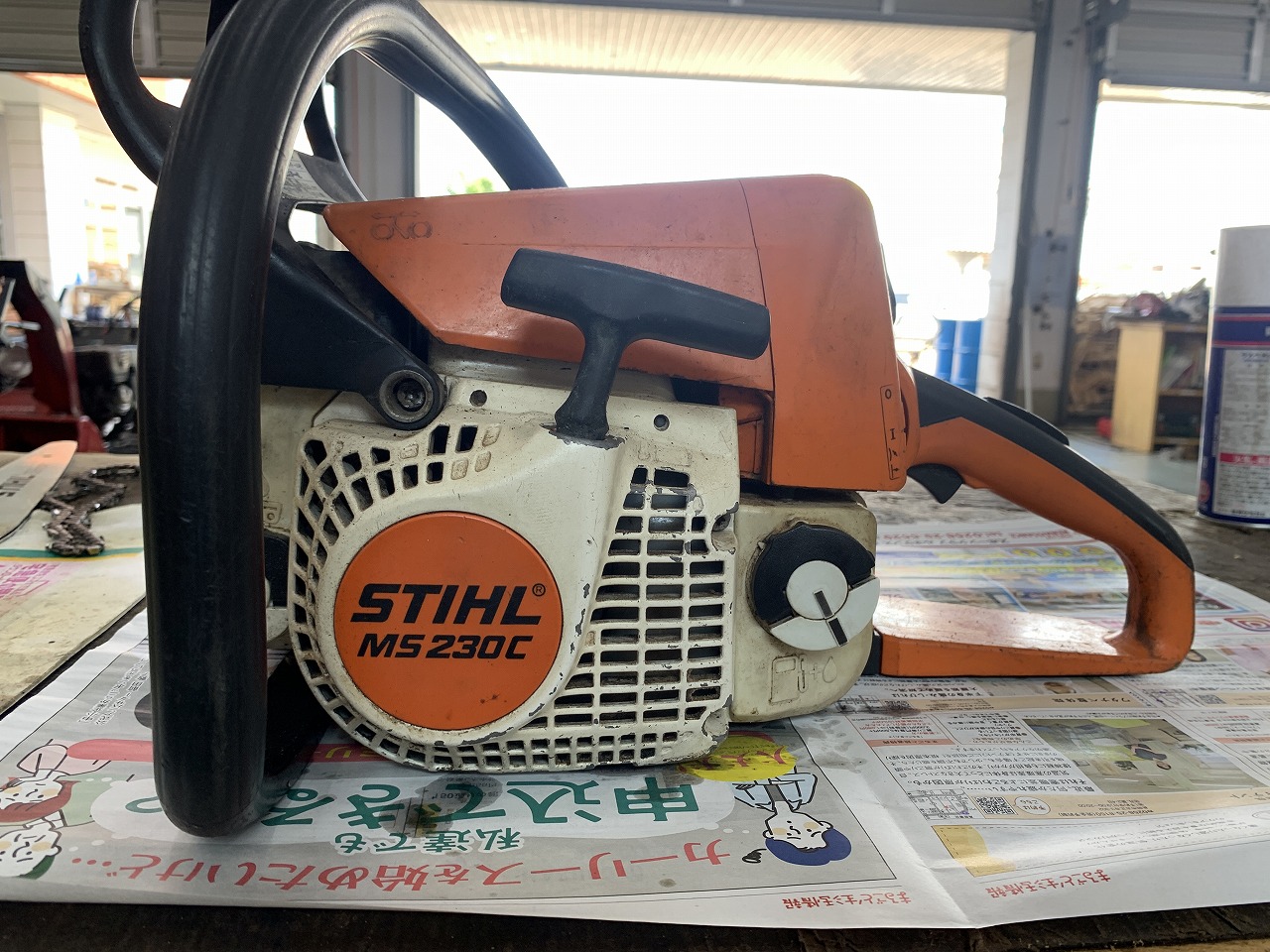 STIHL MS230C-BE エンジンハウジング交換、診断、分解 ｜修理ブログ 