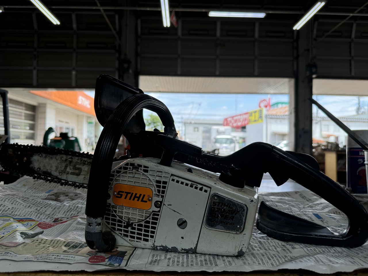 STIHL 020AVP SUPER エンジンかからない、長野県から持ち込みされまし