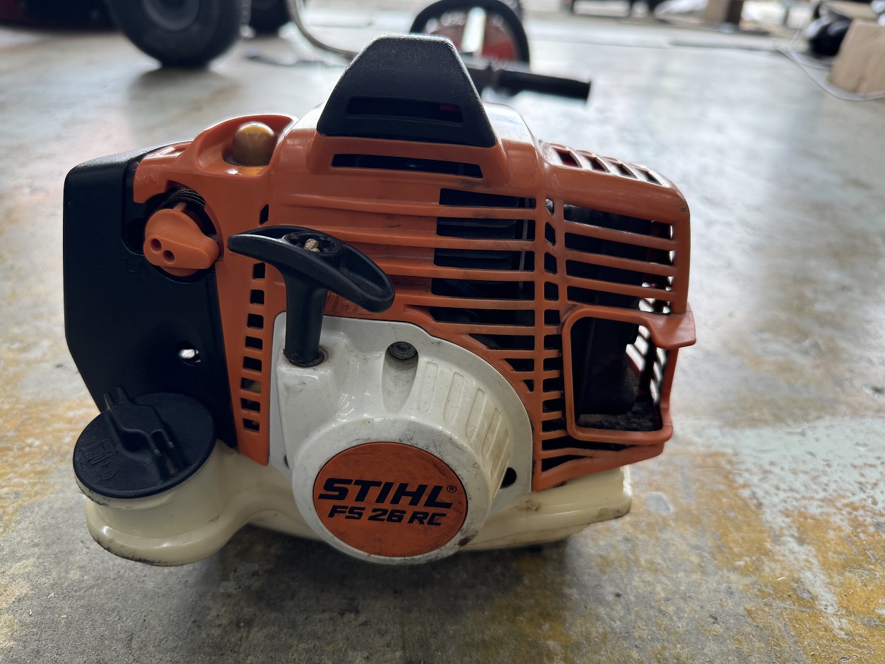 STIHL FS26RC-E 中古品を購入したので点検依頼です。 ｜修理ブログ｜プラウ PLOW