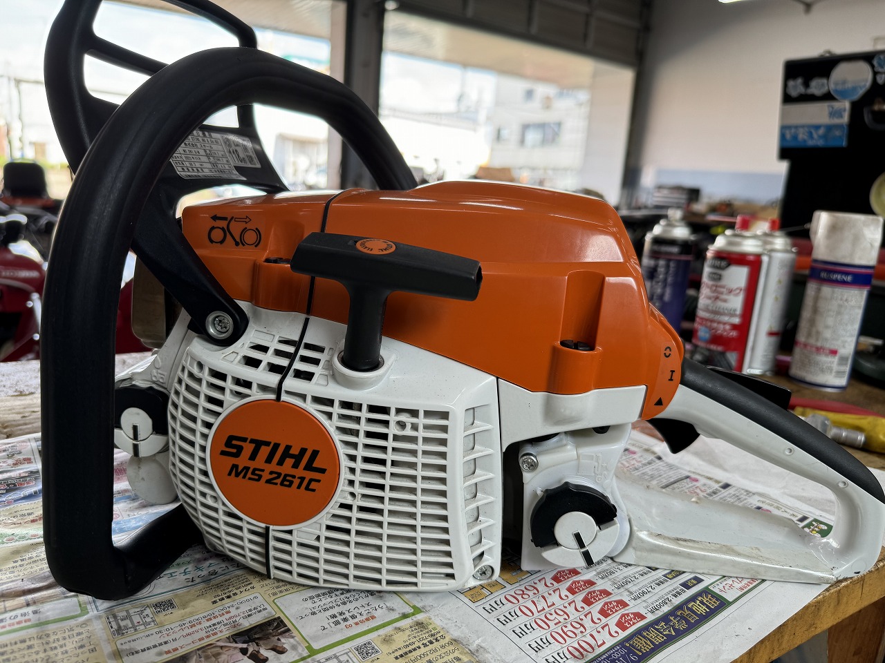 STIHL MS261C-M エンジンかからない症状で群馬県から持ち込みされまし