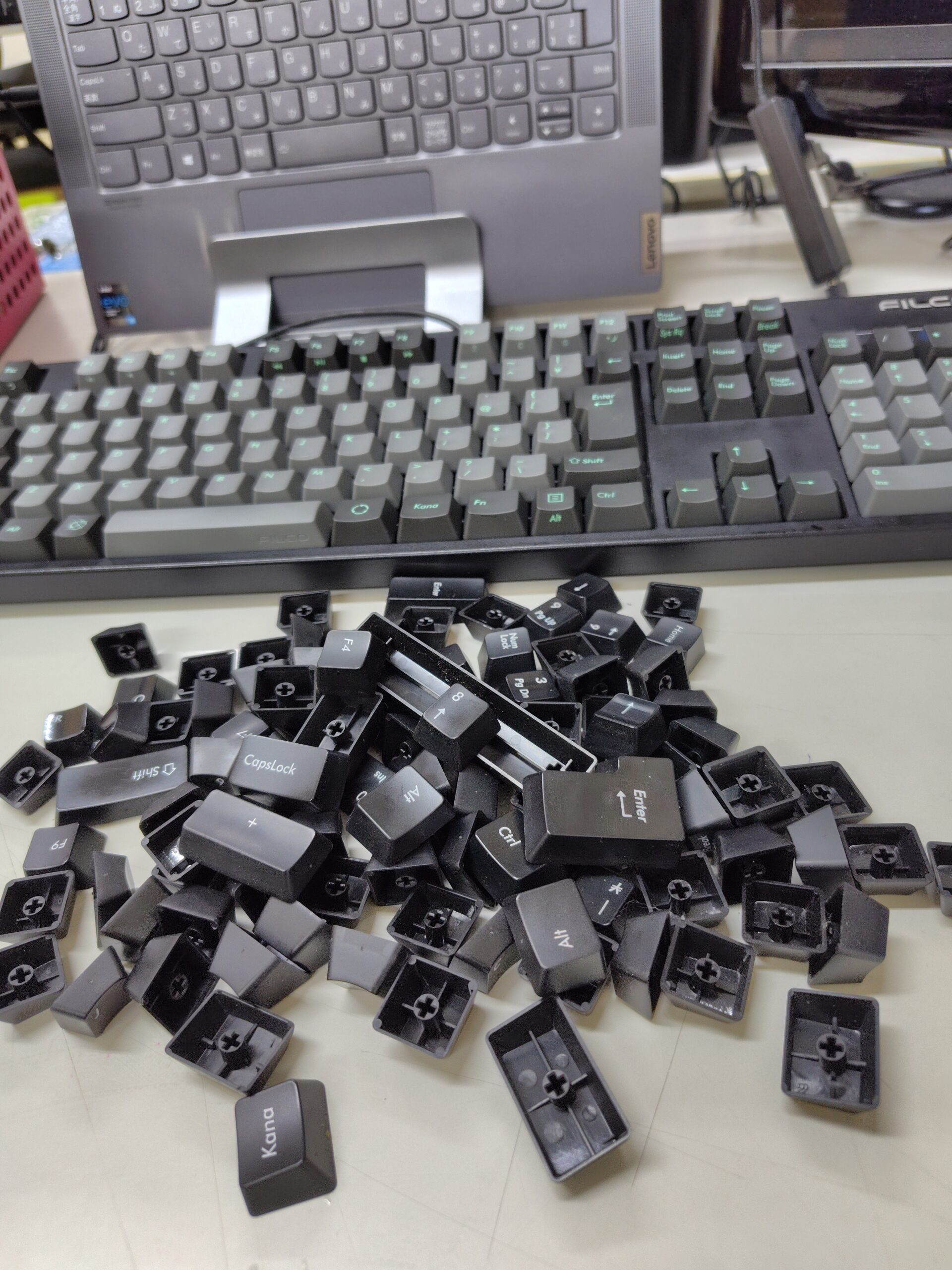 FILCO Majestouch FKB108M/NBキーキャップ交換 ｜修理ブログ｜プラウ PLOW