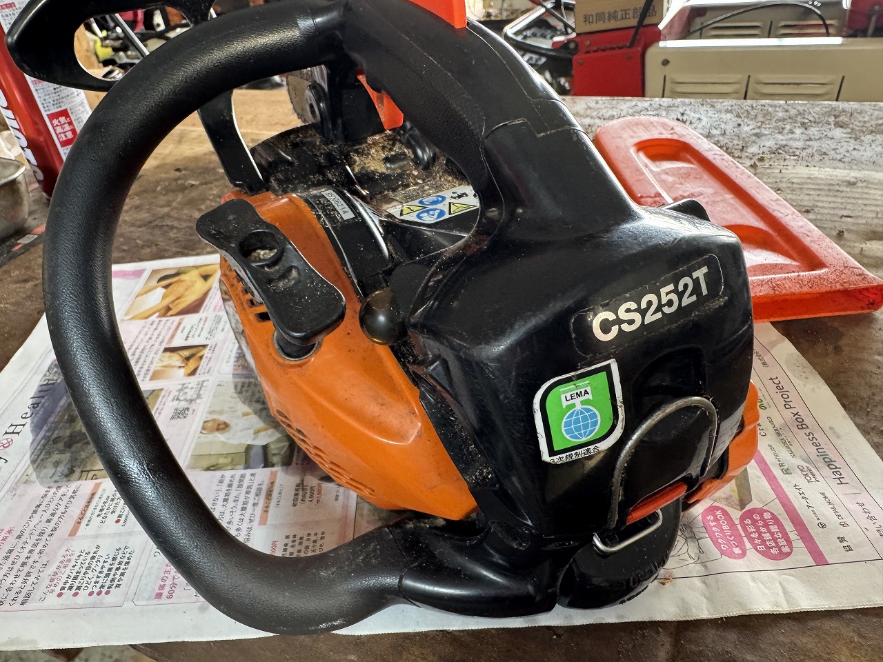 KIORITZ CS252T 5分くらい使うとエンストして再始動しない故障診断