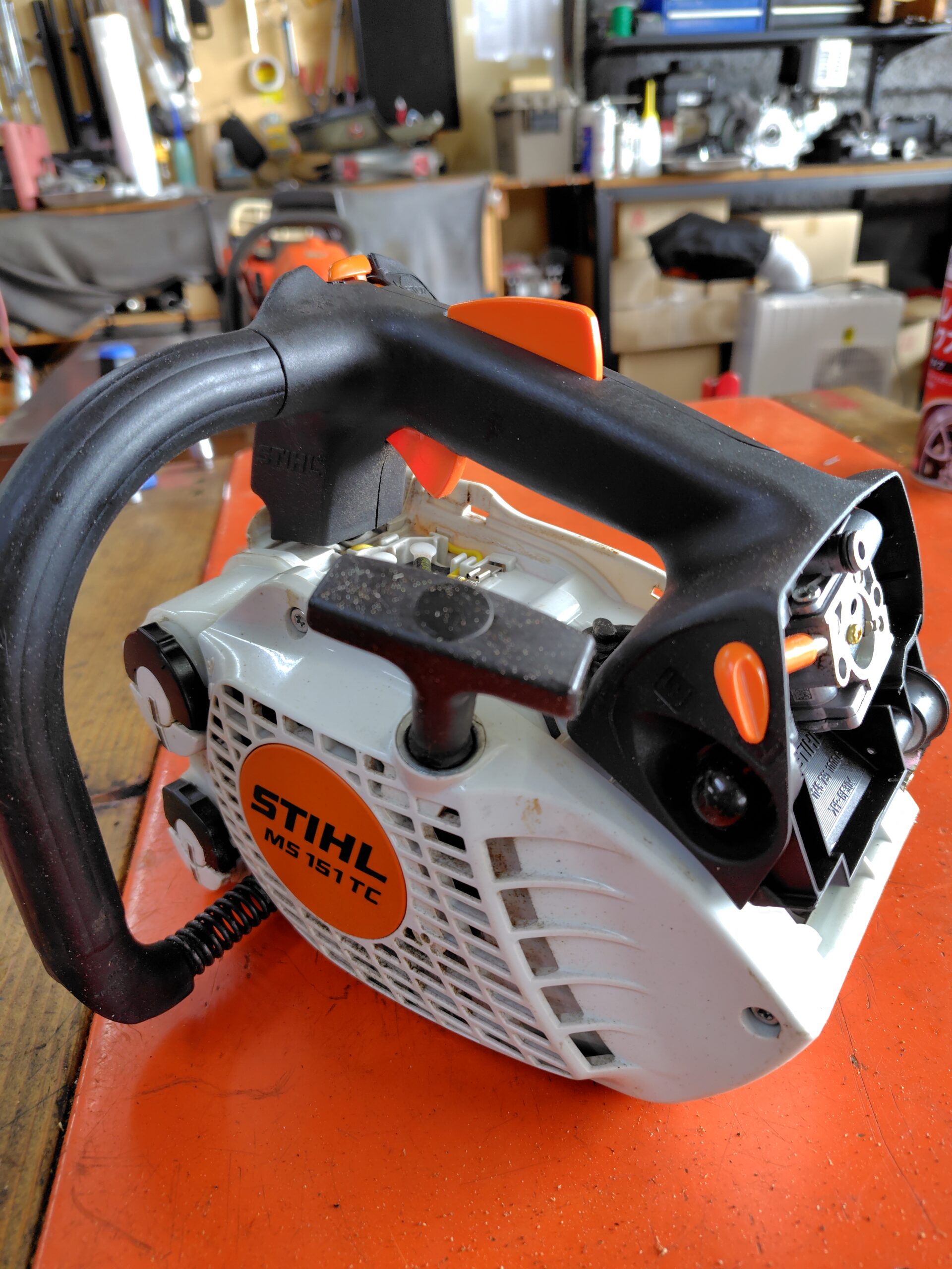 STIHL MS151TC エンスト ｜修理ブログ｜プラウ PLOW