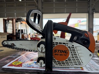 STIHL MS151TC-E ハンドル破損修理 ｜修理ブログ｜プラウ PLOW