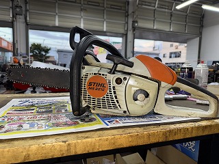 STIHL MS201C プライミングポンプの戻りが悪い、故障診断 ｜修理ブログ