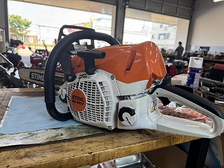 STIHL MS462C-M ハンドガード、ハンドルバーサポート交換 ｜修理ブログ