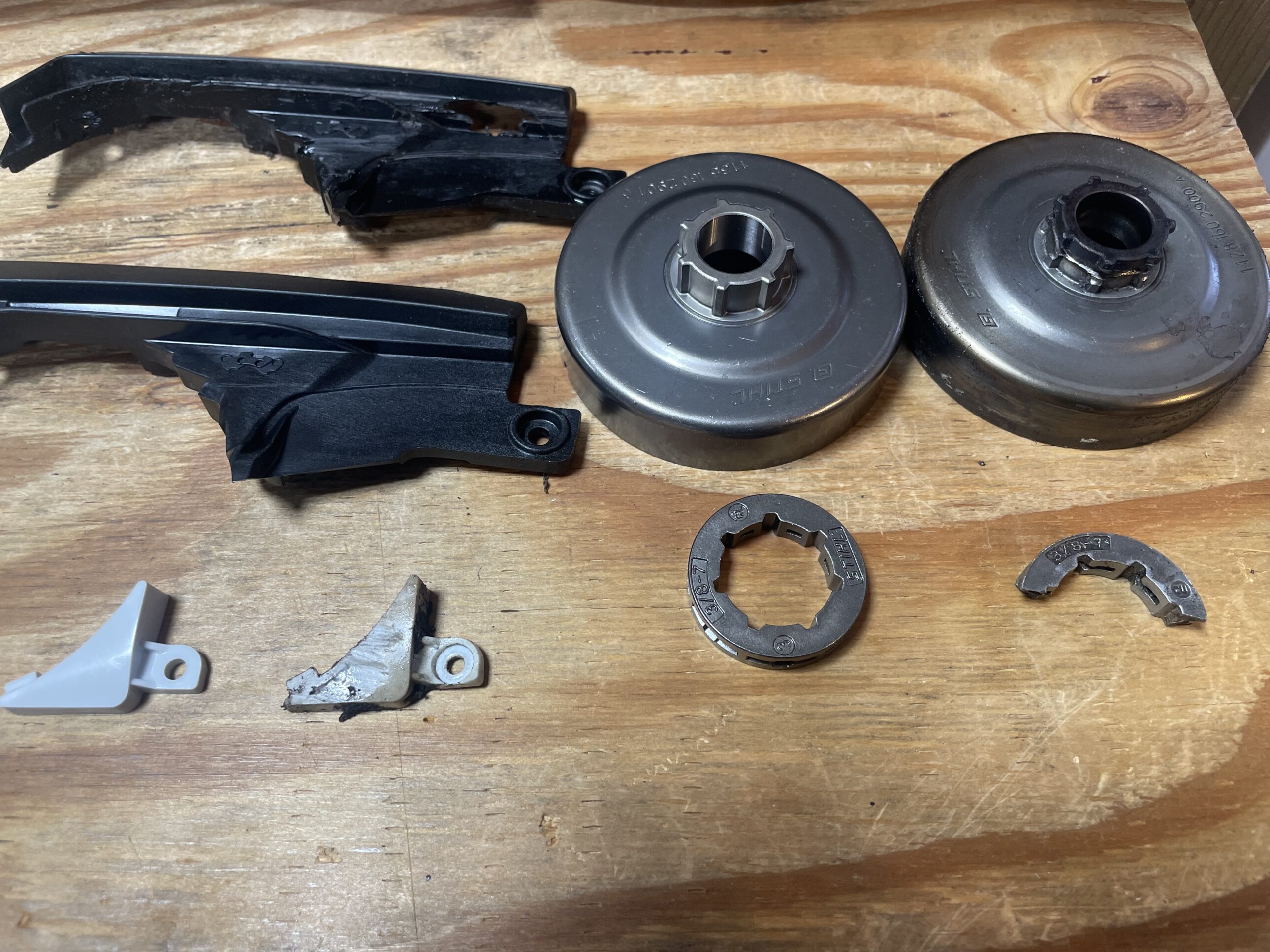 スチールチェンソー MS261 スプロケット破損！ ｜修理ブログ｜プラウ PLOW