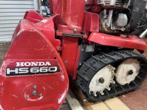 ホンダ除雪機 HS660 ベルト交換 ｜修理ブログ｜プラウ PLOW